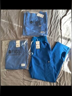 Figs Royal Blue Scrubs XS/XSP